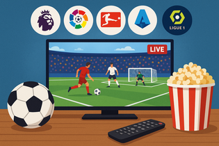 英超比赛氛围示意图